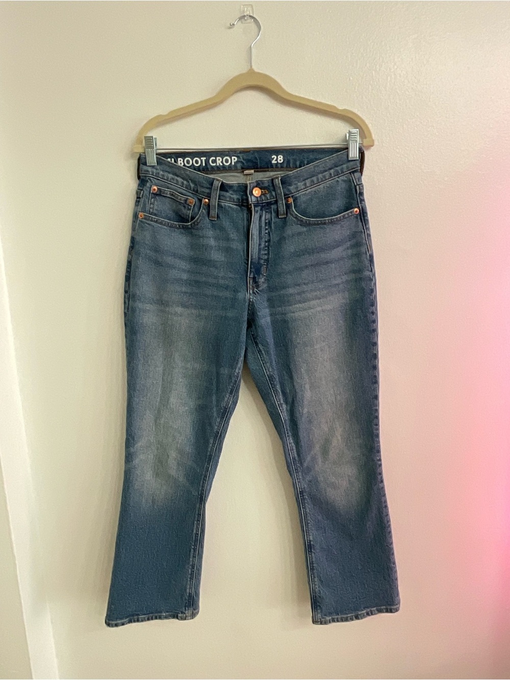 J. Crew Demi Boot Crop Jeans